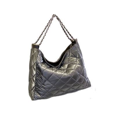 Gümüş Dore Zincir Detaylı Kol Çantsası